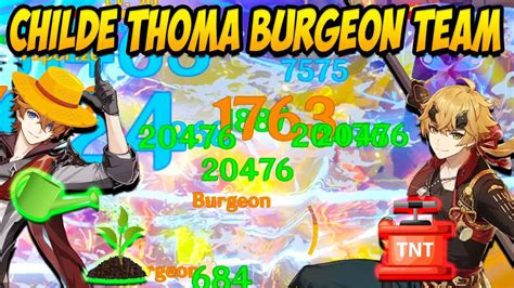 Childe Burgeon Team Feat Thoma (Burgeon Is Strong!) - Genshin Impact 3.0 - YouTube