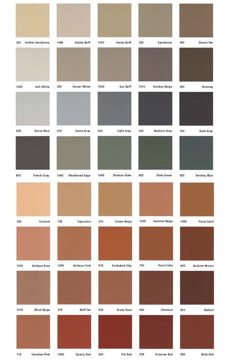 Lafarge Concrete Colour Chart | Labb by AG