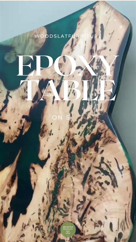 EPOXY WOOD TABLE | Epoxy wood table, Ocean crafts, Modern kitchen design