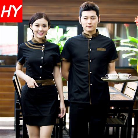 2017 Chef Uniform New Fashion Hotel Catering Restaurants Teahouse Waiters And Waitresses Tooling ...