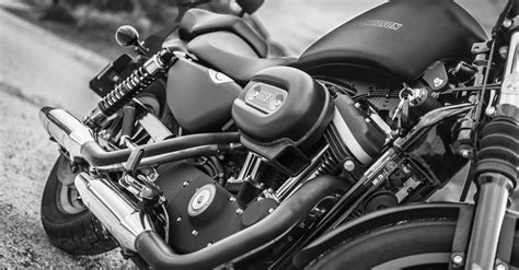 Black And White Photo Of Motorcycle · Free Stock Photo