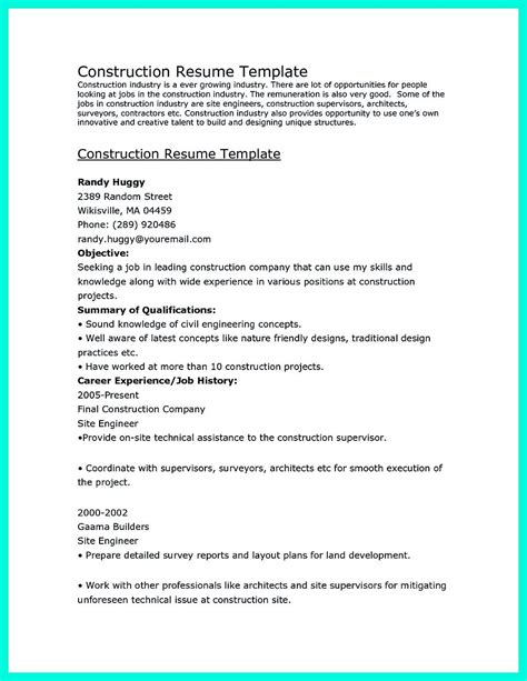 Tradesman Resume Template