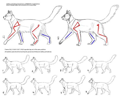 Pin by Yiyi on CAT | Walking animation, Warrior cat drawings, How to cat