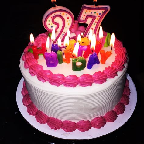 65+ Happy Birthday Cakes for 27 Year Olds (2024) Topper Images ...