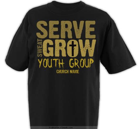 Church Youth Group Design » SP4586 Serve Sweat Grow