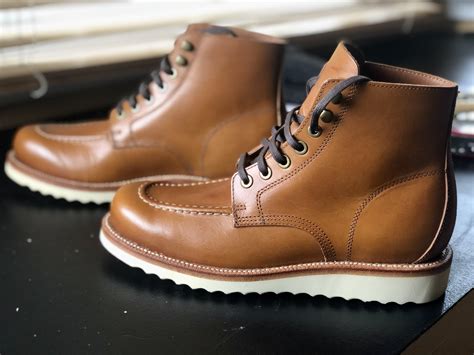 [Initial Impression] Grant Stone Brass Boots In Saddle Tan : r/goodyearwelt