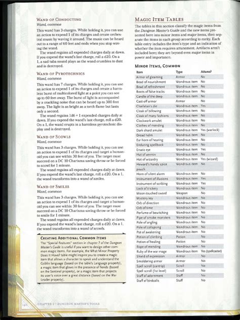 (D&D 5.0) Xanathar's Guide To Everything Magic Items | PDF | Magician ...