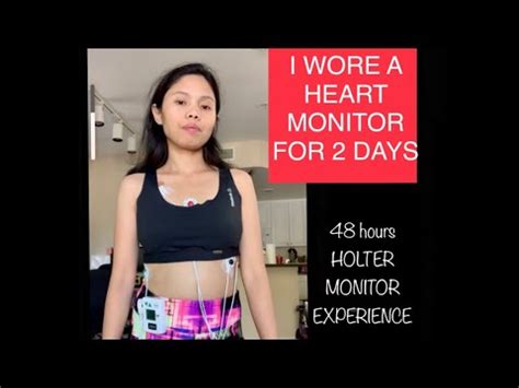 Wearing a HEART MONITOR for 2 days || 48 hours HOLTER monitor ...