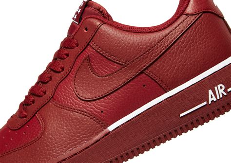 Lyst - Nike Air Force 1 Low in Red for Men