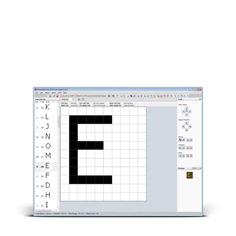 GLCD Font Creator - MIKROE
