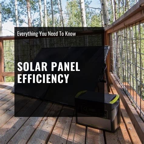 Solar Panel Efficiency - Everything You Should Know - ShopSolar.com