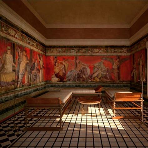 Reconstruction of the Triclinium - Villa of the Mistery ...