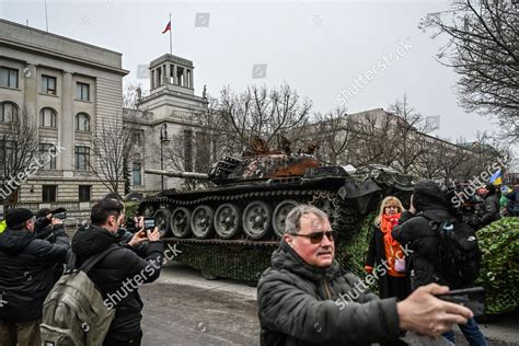 Wreck Russian T72 Tank Destroyed Ukraine Editorial Stock Photo - Stock Image | Shutterstock