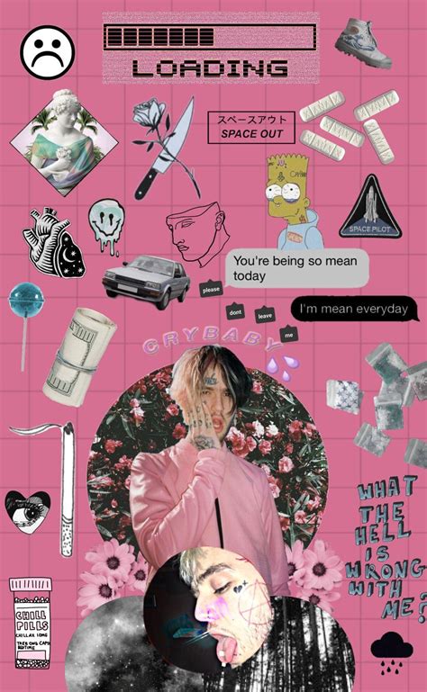 Lil Peep Aesthetic Collage Wallpapers - Wallpaper Cave