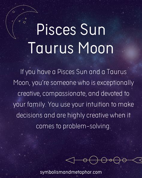 12 Pisces Sun Taurus Moon Personality Traits