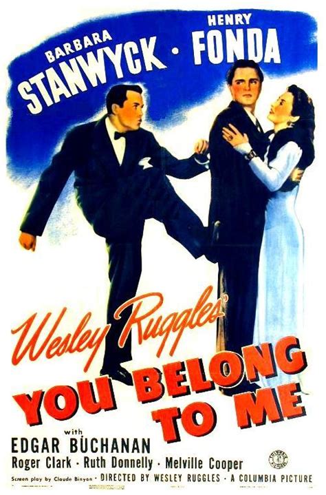 You Belong to Me (1941) movie posters