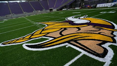 Norseman Logo, End Zones Complete at U.S. Bank Stadium