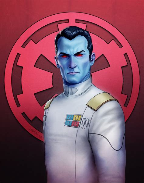 Thrawn by SaraKpn.deviantart.com on @DeviantArt Star Wars Artwork, Star ...