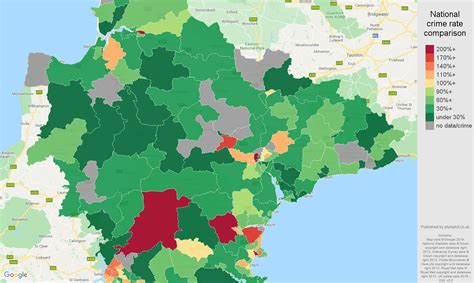 Devon other crime statistics in maps and graphs. June 2024