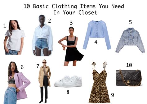 10 Basic Clothing Items You Need In Your Closet — Ariane Velluire