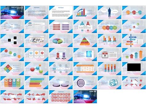 Police Car PowerPoint Templates - Police Car PowerPoint Backgrounds, Templates for PowerPoint ...