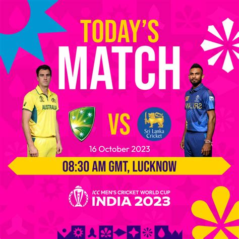 Australia vs Sri Lanka Match Schedule Template | PosterMyWall