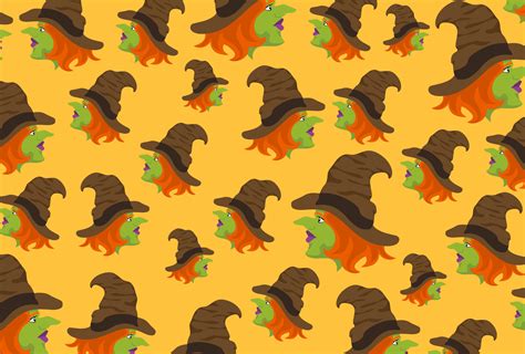 Pattern with Halloween Witch Theme Graphic by Arief Sapta Adjie II ...