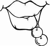 Kissy Lips Coloring Page Free Cliparts That You Can Download To  sketch template