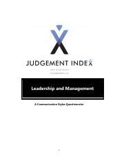 Leadership-Styles-Questionnaire.pdf - Leadership and Management A Communication Styles ...