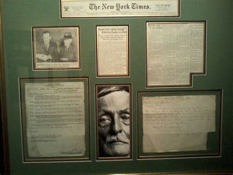 Albert Fish letters and newspaper clippings at the Crime & Punishment Museum in Washington DC ...