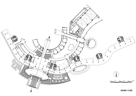 Resort design plan, Hotel plan, Resort design