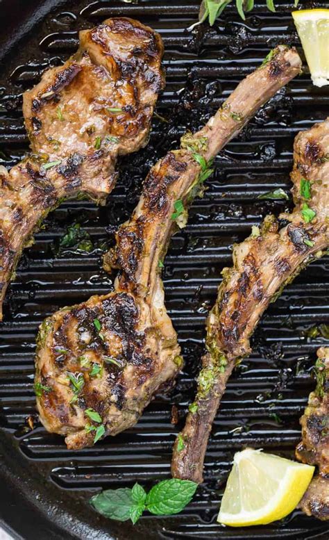 Marinated Lamb Chops with Garlic and Herbs Recipe - Rachel Cooks®