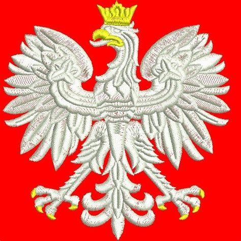 Poland Eagle Coat of Arms of Poland Machine Embroidery Design Tested - Etsy