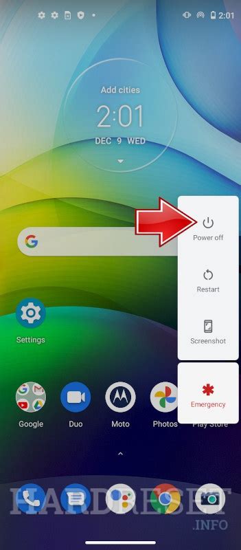 How to turn off and turn on safe mode MOTOROLA One 5G Ace? - HardReset.info