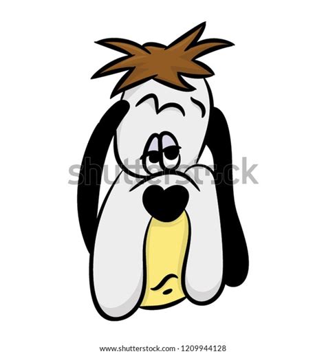 Sad Droopy Dog Cartoon: Vector có sẵn (miễn phí bản quyền) 1209944128 ...