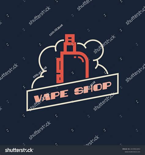 Vape Shop Logo Design Concept Vector Stock Vector (Royalty Free ...