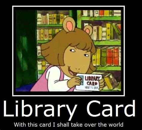 Arthur - Library Card by TommyTonkaStudios on DeviantArt