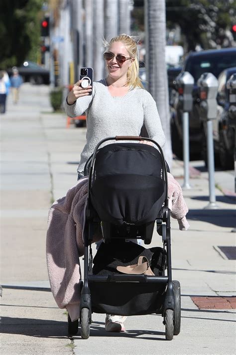 HEIDI MONTAG Out with Her Newborn in Pacific Palisades 01/31/2023 ...