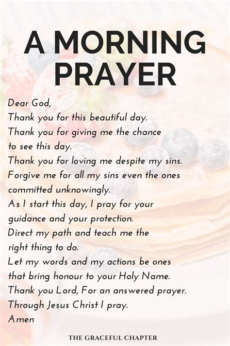 Morning prayer christian – Artofit