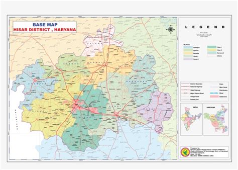 District Hisar Map - Hisar District - 1024x683 PNG Download - PNGkit