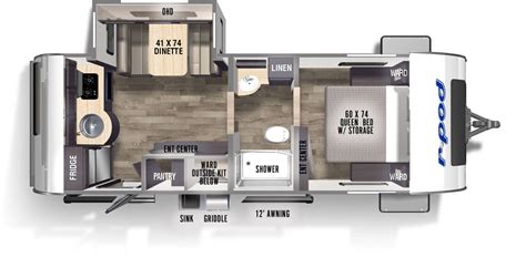 R Pod Campers Floor Plans – Two Birds Home