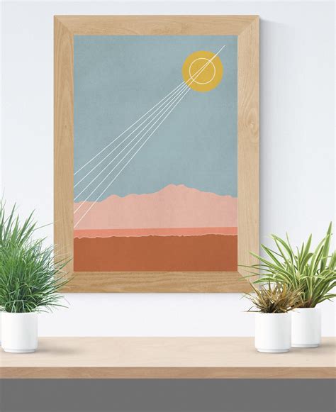 Mid Century Art Printable Palm Springs Art Desert Modern Art ...