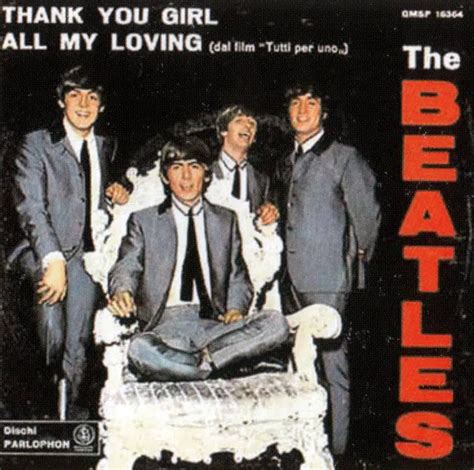 Thank You Girl single artwork – Italy | The Beatles Bible