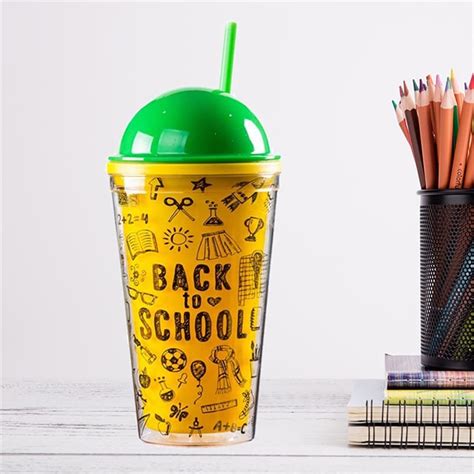 Eco-Friendly Reusable Plastic Cups with Lids - Stylish, Durable, and ...