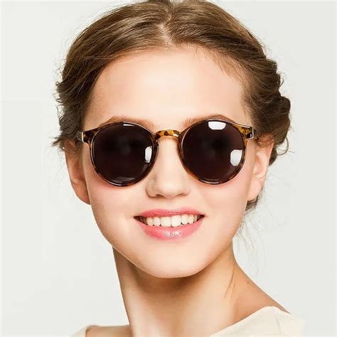 Free shipping New Fashion glasses women sunglasses Fashion retro round ...