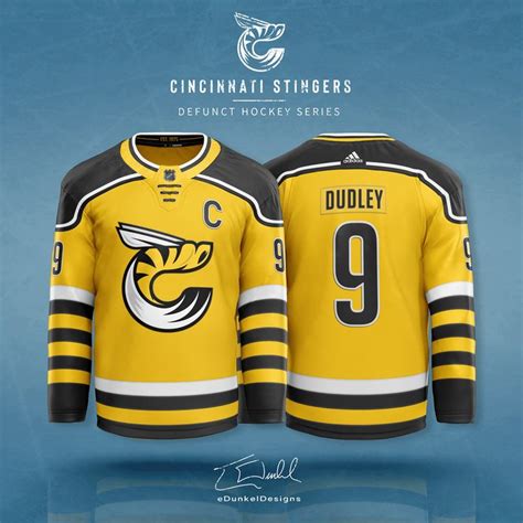 Cincinnati Stingers (Defunct Hockey Redesign) | Hockey clothes, Jersey design, Hockey