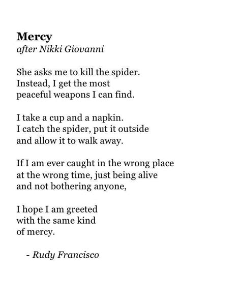 [POEM] Mercy by Rudy Francisco : r/Poetry