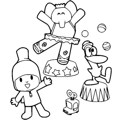 Pocoyo Coloring Pages Printable for Free Download