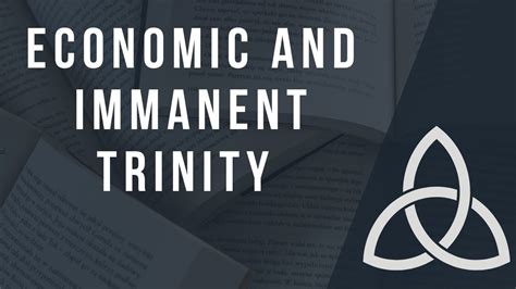 Economic and Immanent Trinity: Exploring the Processions and Missions - YouTube