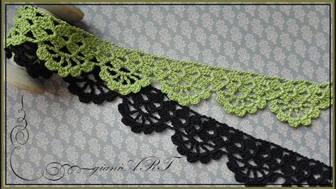 Easy to Crochet Tape Lace Edge pattern - YouTube